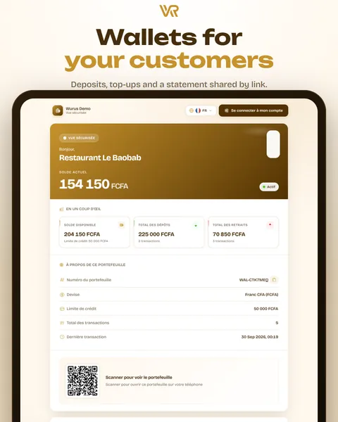 Wallets for your customers