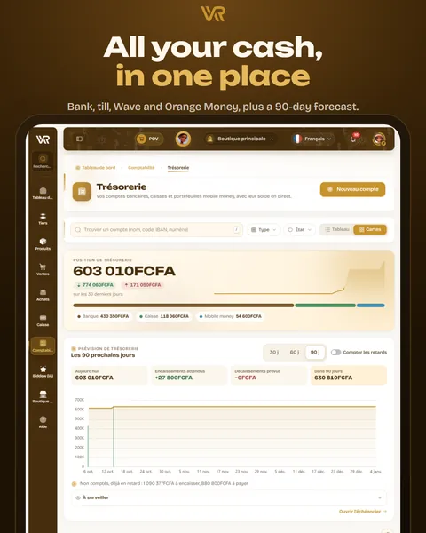 All your cash, in one place