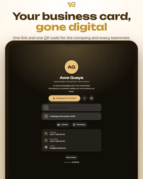 Your business card, gone digital