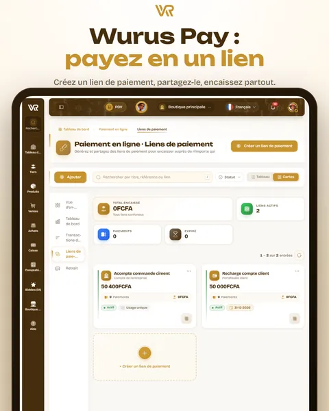 Wurus Pay : payez en un lien