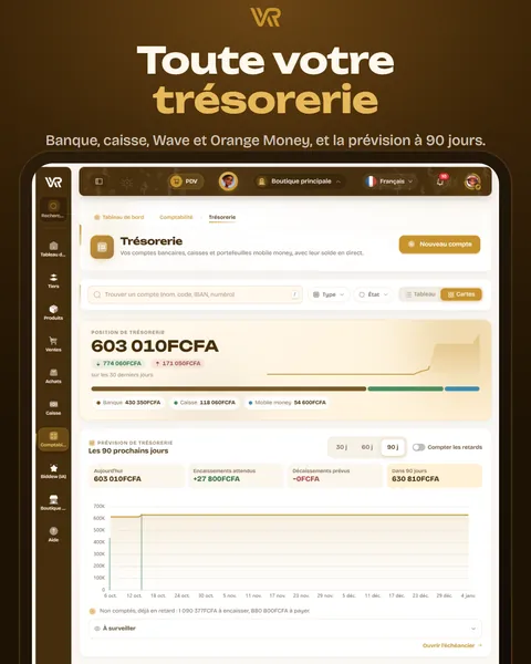 Toute votre trésorerie